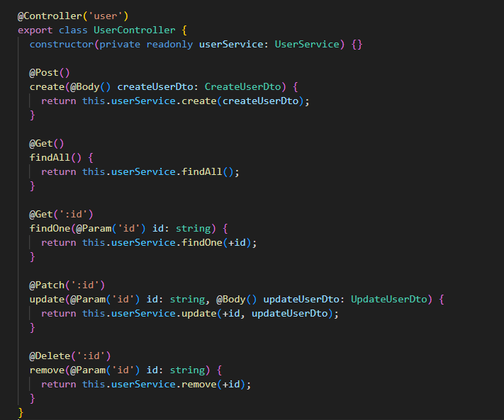 nestRESTful API